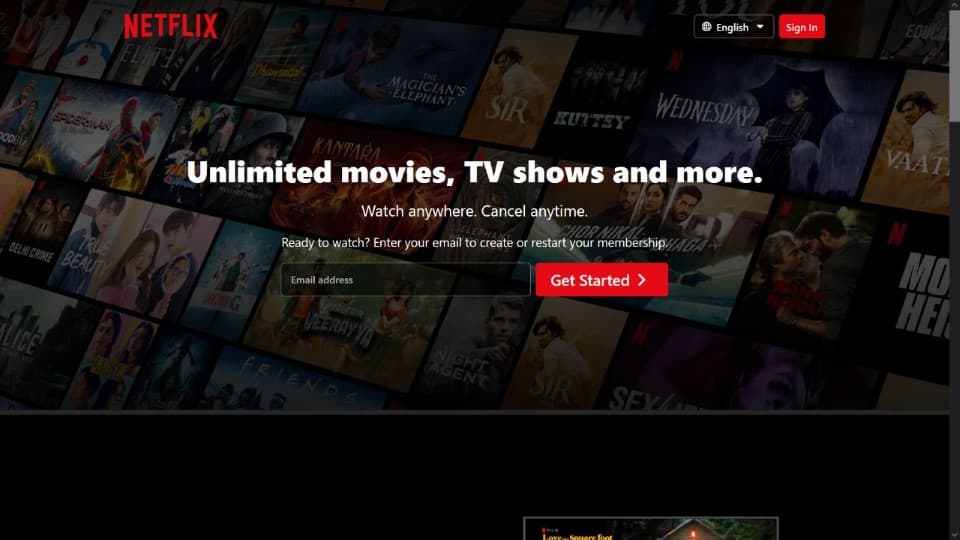 Netflix Landing Page Clone